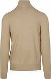 Steppin' Out maglione Half-Zip in cotone e cashmere sabbia Product / Achterkant