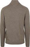 Tommy Hilfiger Pull Demi-Zip Taupe Product / Achterkant