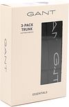 Gant Boxershorts Trunk 3-Pack Sort Verpakking