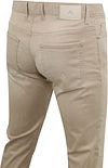 Pantaloni Alberto Pipe in denim marrone beige Product / Detail