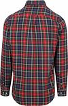 Suitable Hemd Flanel Checks Rot Product / Achterkant