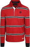 Køb Superdry Rugby Polo Vintage Striber Rød  | Suitable