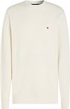 Tommy Hilfiger Struktur Pullover Off White MW0MW36347-Z00