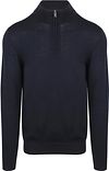 Profuomo Pullover Half Zip Laine Merino Marine  commander en ligne | PP2J00012A-P | Suitable Luxembourg