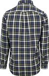 Suitable Hemd Flanel Checks Grün Blau Product / Achterkant