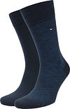 Køb Tommy Hilfiger 2-Pakke Sokker AOP Blå 004 701238493-004 | Suitable