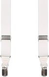 Passande Suspenders Vit Y-modell SUS-Y-2,5 WIT kl 42