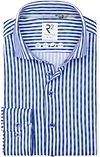 R2 Japanese Knitted Overhemd Streep Blauw 128.WSP.003-014 kopen | Suitable