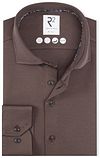 R2 Chemise Dobby Travel Shirt Marron 130.WSP.004-041 commander en ligne | Suitable