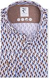 R2 Hemd Jersey Retro Impression Beige Blau 130.WSP.029-045 kaufen | Suitable