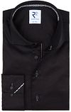 R2 Overhemd Twill Zwart NOS.TWILL.004/020-000020 kopen | Suitable