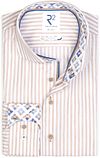 R2 Skjorte Stripe Beige 120.WSP.026-045