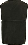 KnowledgeCotton Apparel Vest Teddy Fleece Mørkegrøn Product / Achterkant