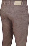 MAC Pantaloni Arne Melange Marrone Product / Achterkant