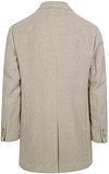 Płaszcz Suitable z wełny w splocie twill, piaskowy Product / Achterkant