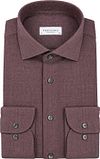 Profuomo Chemise Brushed Twill Aubergine PPXH30009G-S commander en ligne | Suitable