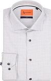 Suitable Hemd Twill Druck Weiß D22-05 kaufen | Suitable