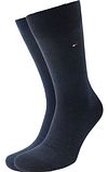 Tommy Hilfiger 2-Pack Sokker Fugleøye Blå 001 701226104-001