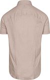 Desoto Short Sleeve Oxford Optics Chemise Beige