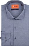 Suitable Chemise Col Italien Flanelle Bleu SH-FLAN-PL-23-01 commander en ligne | Suitable