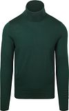 Passerende Merino Højhalstrøje i Mørkegrøn PU-MRI-C-25-FO - 6E4660 Forrest