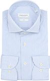 Profuomo Hemd Extra Lange Ärmel Travel Streifen Hellblau PPWH10059A-M kaufen | Suitable