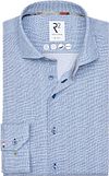 R2 Japanese Knitted Overhemd Print Blauw 128.WSP.002-014 kopen | Suitable
