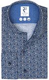R2 Overhemd Bloemen Blauw 126.WSP.064-014 kopen | Suitable