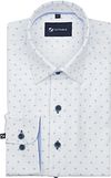 Suitable Shirt Oxford Print White order online | 282-2 | Suitable Liechtenstein
