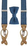 Sir Redman's Suspenders Combo Pack Indigo SRCOMBI20200B