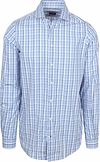 Steppin' Out Extra Lange Mouwen Overhemd Ruit Blauw kopen | Suitable