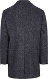 Suitable Coat Wełna Herringbone Granatowy