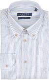 Ledub Overhemd Strepen Blauw 0142410-120000 kopen | Suitable