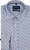 Suitable Hemd Construct Print Blauw SH-HBD-24-02 kopen | Suitable