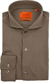Suitable Sorona Overhemd Dark Taupe SH-SOR-TA-02 kopen | Suitable
