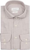Profuomo Shirt Peached Herringbone Flannel Beige PPWH30006C-F commander en ligne | Suitable