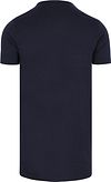 Slater 2-pack Basic T-Shirt Extra Długi z okrągłym dekoltem Navy Product / Achterkant