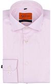 Suitable Camicia Rosa 241-2 Skinny pink twill