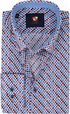 Suitable Hemd Kariertes Blau Rot SPE20307WA32ST-500 kaufen | Suitable