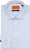 Suitable Overhemd Twill Print Lichtblauw D24-17 kopen | Suitable