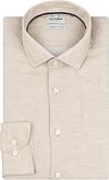 OLYMP Level 5 Skjorte i Linnedblanding Beige 219274-22