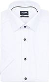 Køb Olymp Luxor Short Sleeve Skjorte Struktur Hvid 124612-00 | Suitable