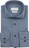Profuomo Overhemd Peached Twill Flanel Blauw PPWH30005A-M kopen | Suitable
