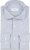 Profuomo Overhemd Streep Blauw PPWH10032A-M kopen | Suitable
