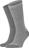 Burlington Everyday 2-Pack Strepen Grijs 21087-3390 kopen | Suitable