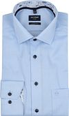 Olymp Chemise Luxor Bleu Clair Structure  120674-11 commander en ligne | Suitable