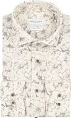Profuomo Overhemd Bloemenprint Beige PPWH10013A-F kopen | Suitable