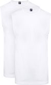 Alan Red T-shirt Biały 6684/2P/01 Montana Singlet White 2-pack