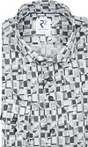 Køb R2 Poplinskjorte Print Grey 134.WSP.083-028 | Suitable
