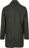 Suitable K150 Coat Wool Blend Plaid Dark Green Product / Achterkant